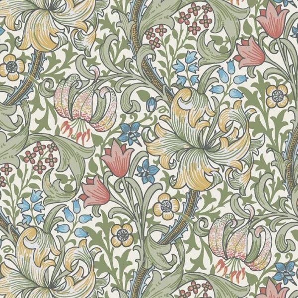 William Morris Golden Lily green - lunsj