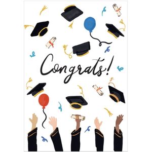 Hovedbilde Kort - Congrats & hats