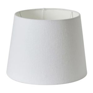Hovedbilde Lampeskjerm Classic Round 27cm - Hvit lin