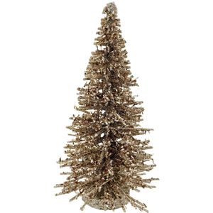 Hovedbilde Glittertre gullflak 25cm 