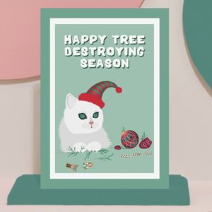 Hovedbilde Kort - Happy tree destroying season - gr&oslash;nn ...