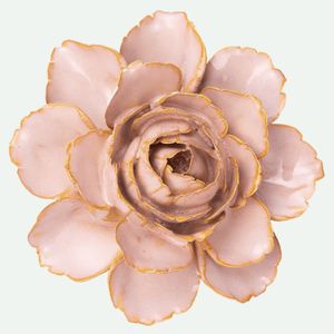 Hovedbilde Blomst I keramikk - Rosa Kamelia 14cm