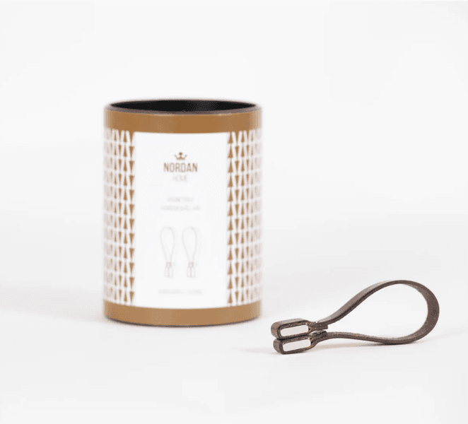 2-pk magnetiske h&aring;ndklehengere brune