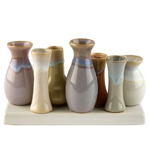 Hovedbilde Vase avlang 10*20cm - 7 r&oslash;r