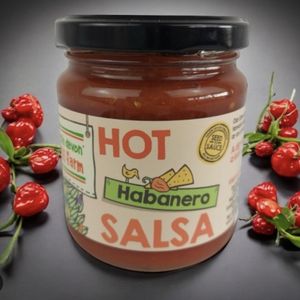 Hovedbilde South Devon Chili Farm Hot Habanero Salsa 230g