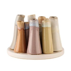 Hovedbilde Vase Round d17cm - hvit bunn