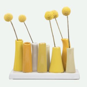 Hovedbilde Pooley med 8 vaser - Yellow